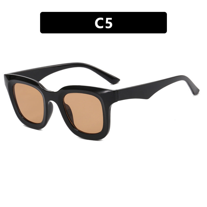 Wholesale PC Large Frame Square Concave Sunglasses